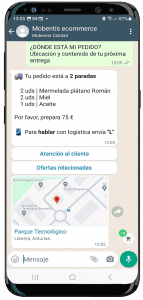 Confirmación automática de pedido por WhatsApp integrada con ERP