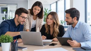 Equipo comercial fortaleciendo la fidelización de clientes B2B mediante una experiencia de compra personalizada y eficiente